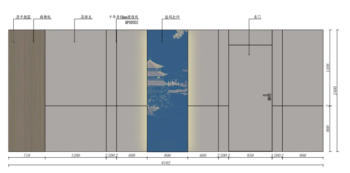 千年舟6款客厅背景墙一键get装修灵感(图2)